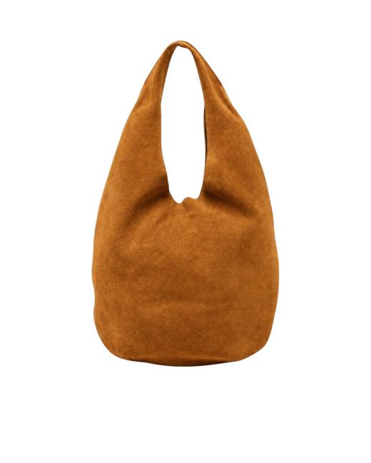 A.P.C. Brown Le Neige Hobo Shoulder Bag