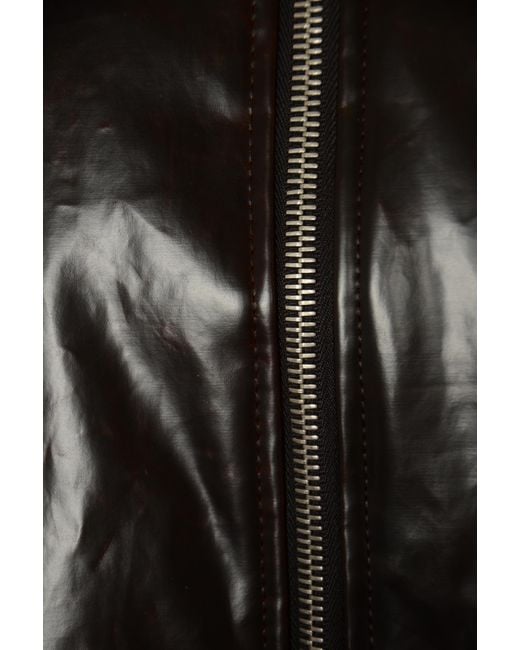Dries Van Noten Black Zipped Bomber Jacket for men