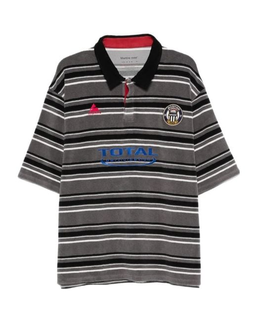 Martine Rose Black Polo Shirts for men