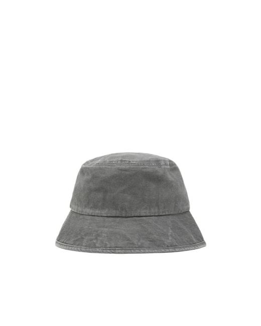 MM6 by Maison Margiela Gray Washed Cotton Bucket Hat