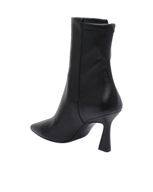 Stuart Weitzman Black Pointed Ankle Boots