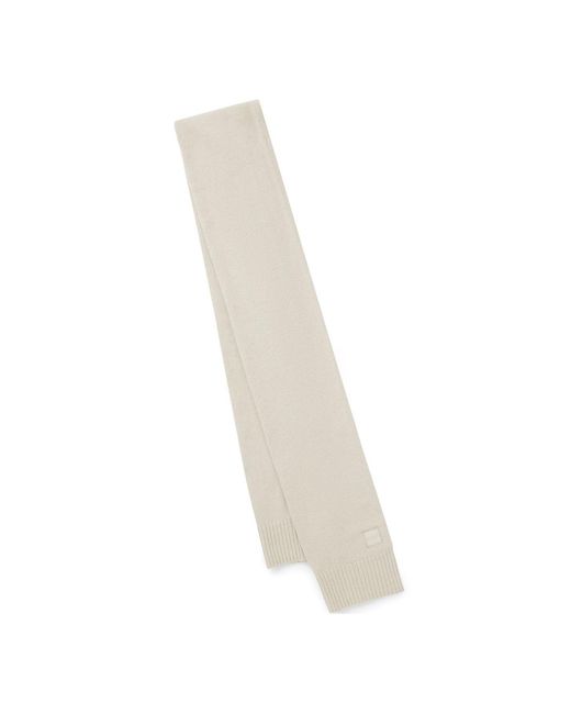 Boss White Akaio Scarf for men
