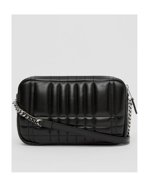 Burberry Black Lola Small Quilted Shoulder Bag