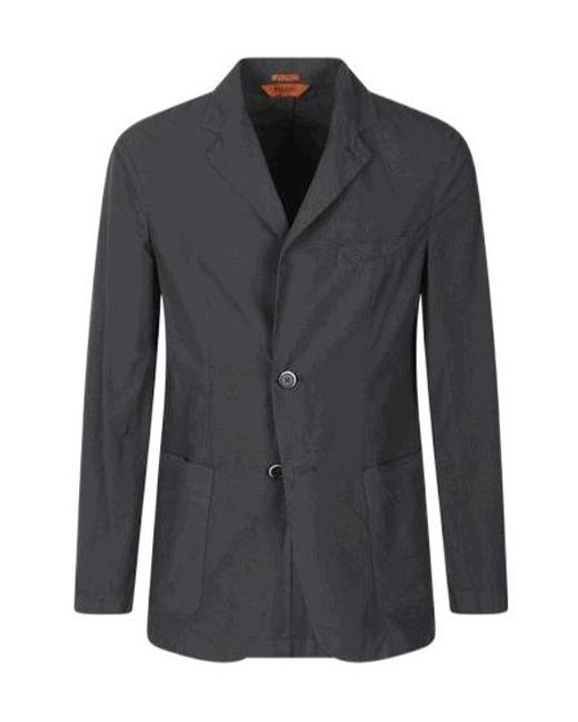 Barena Black Long-Sleeved Suit Jacket for men