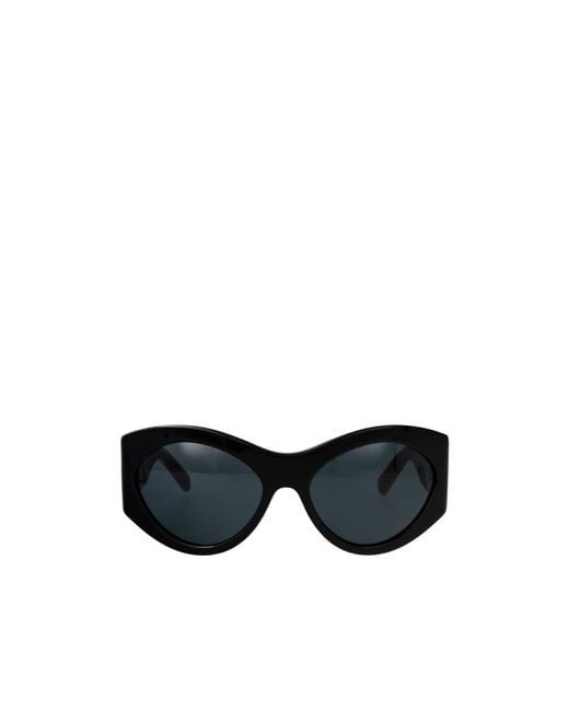 Saint Laurent Black Eyewear Cat-Eye Frame Sunglasses