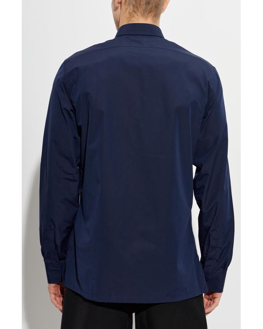 Givenchy Blue Long-Sleeved Shirt for men