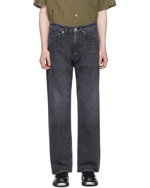 Our Legacy Blue Third Cut Relaxed Jeans for men