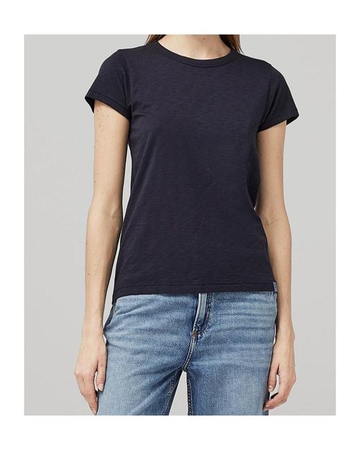 Rag & Bone Blue Logo Short-Sleeved T-Shirt