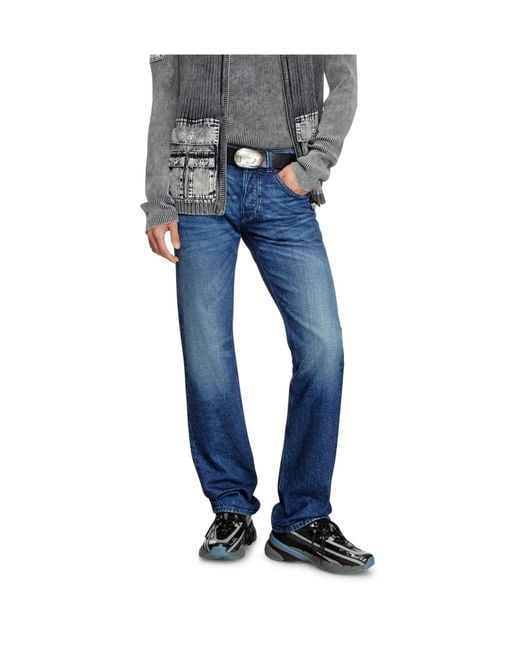 DIESEL Blue 1985 Larkee 09L51 Straight Jeans for men