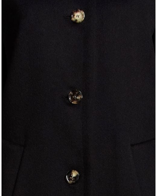 Marni Black Simple Long-Sleeved Woolen Coat