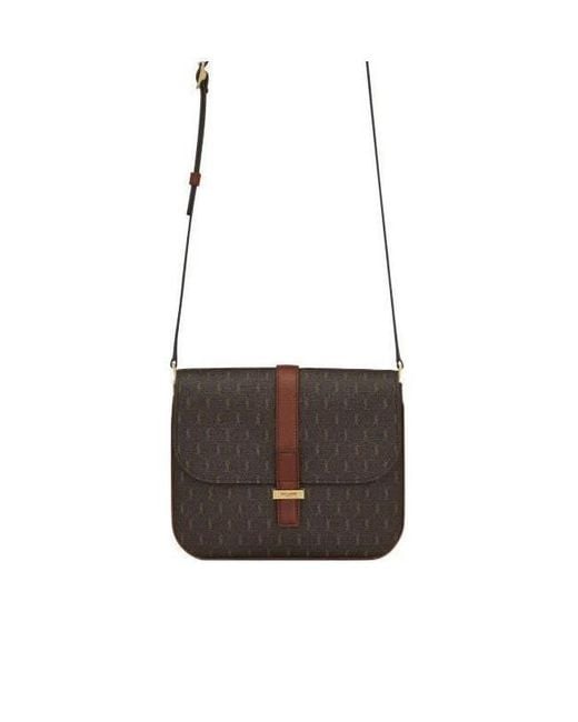 Saint Laurent White Le Monogramme Crossbody Bag