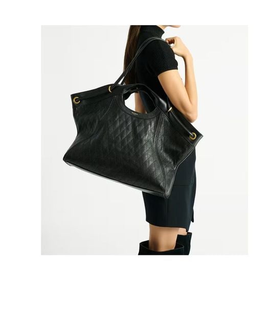 Balmain Black Large Tote