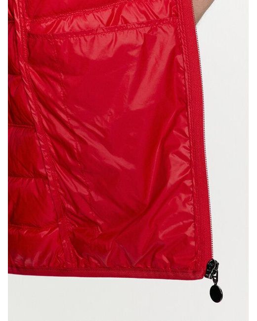 EA7 Red Core Identity Puffer Gilet for men