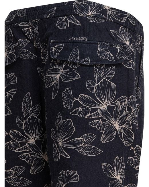 Vince Gray Floral Pattern Shorts for men