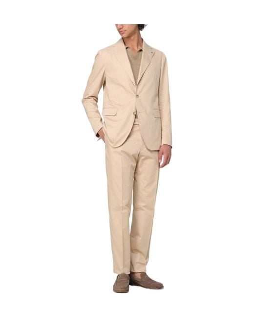 Tagliatore Natural Button Suit for men