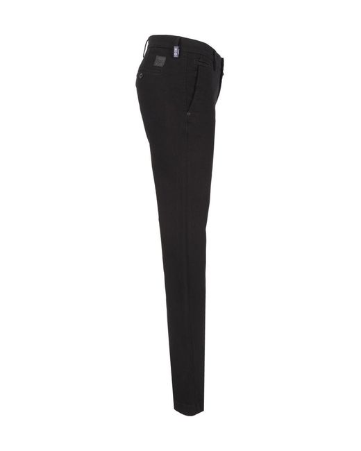Jacob Cohen Black Casual Trousers With Belt Loops for men