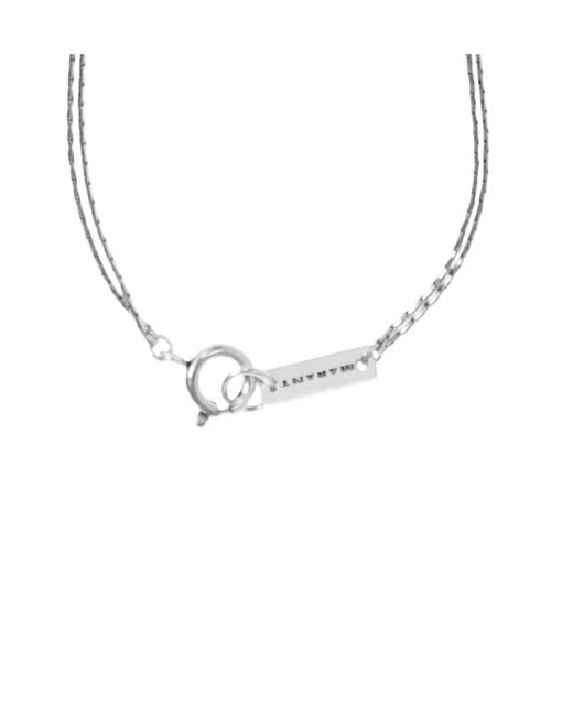 Isabel Marant White Pendant Necklace for men