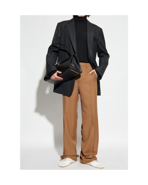 Dries Van Noten Black Single-Breasted Blazer for men