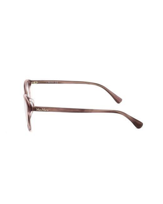 Max Mara Black Rectangular Frame Glasses