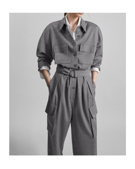 Frankie Shop Gray Linda Jumpsuit