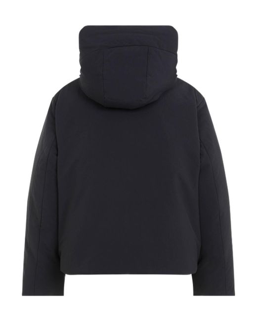 Jil Sander Black Padded Zipped Down Jacket