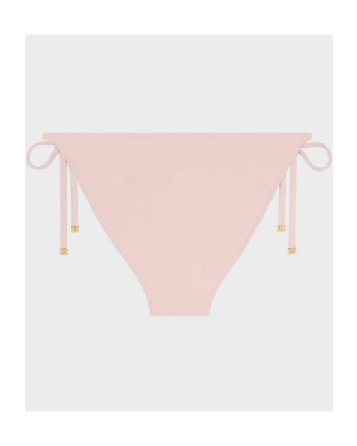 Céline Pink Triomphe Swimsuit Botton