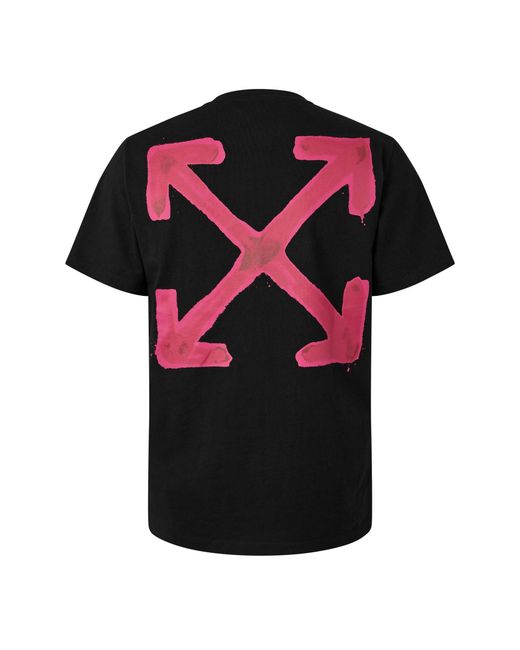 Off-White c/o Virgil Abloh Black Crew Neck Short Sleeve T-Shirt for men