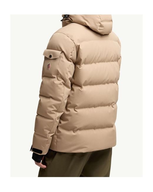 Moncler Natural Grenoble Montgetech Hooded Down Ski Jacket for men