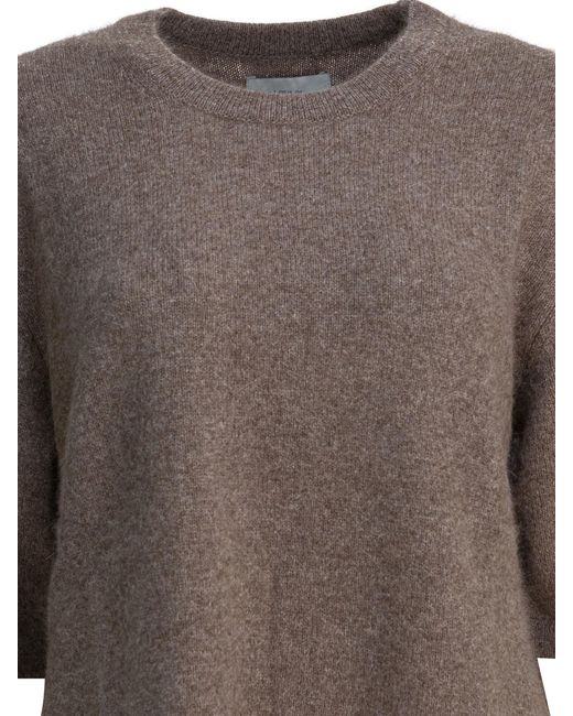 Loulou de Saison Brown 'Raven' Crewneck Sweater
