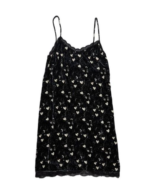 R13 Black Hearts Lace Dress