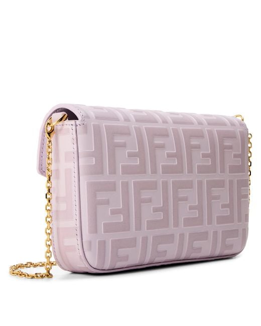 Fendi Pink Chain Wallet