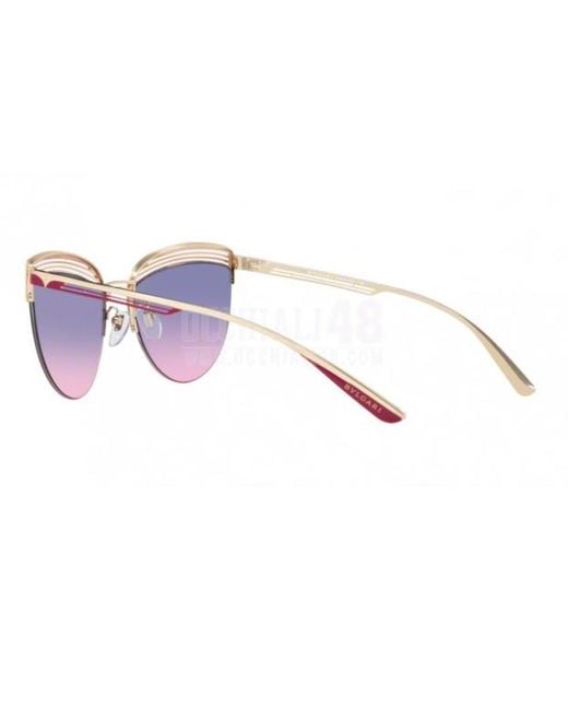BVLGARI Purple Cat Glasses Sunglasses