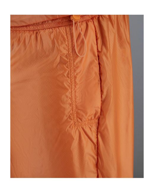Herno Orange Laminar Shiny Nylon Bermuda Shorts for men