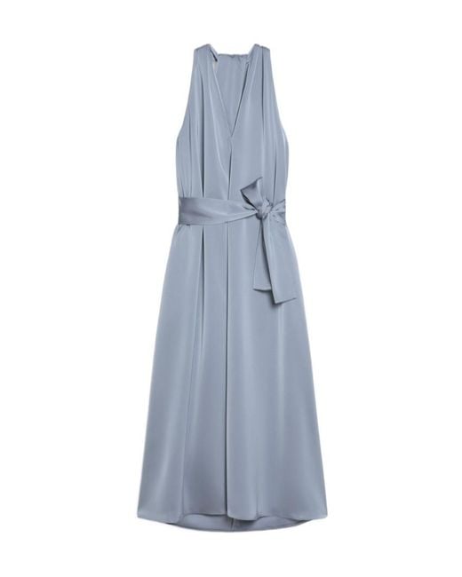iBlues Blue Satin Dress