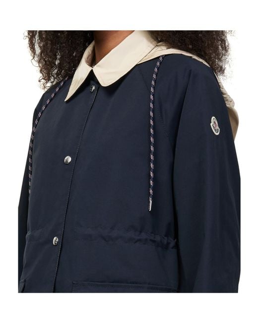 Moncler Blue Begonia Parka
