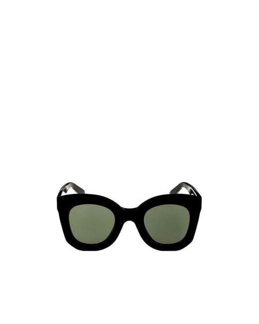 Céline Black Butterfly S005 Oversize-Frame Sunglasses