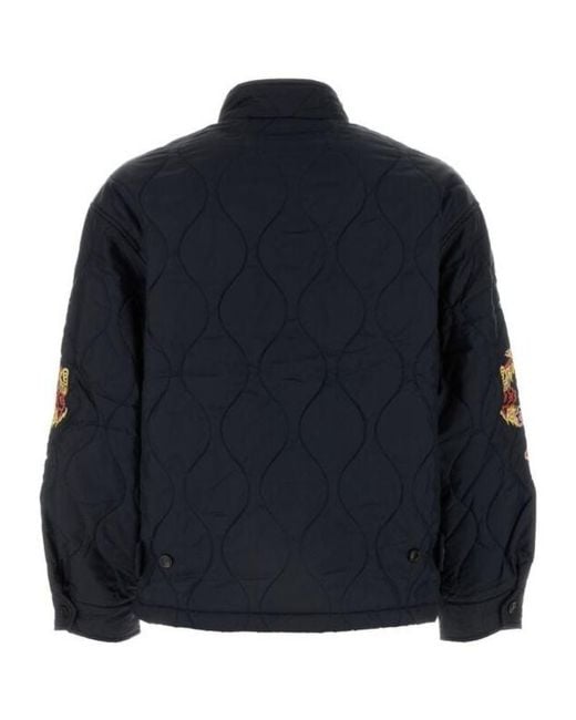 Baracuta Blue England Embroidered Quilted Jacket for men