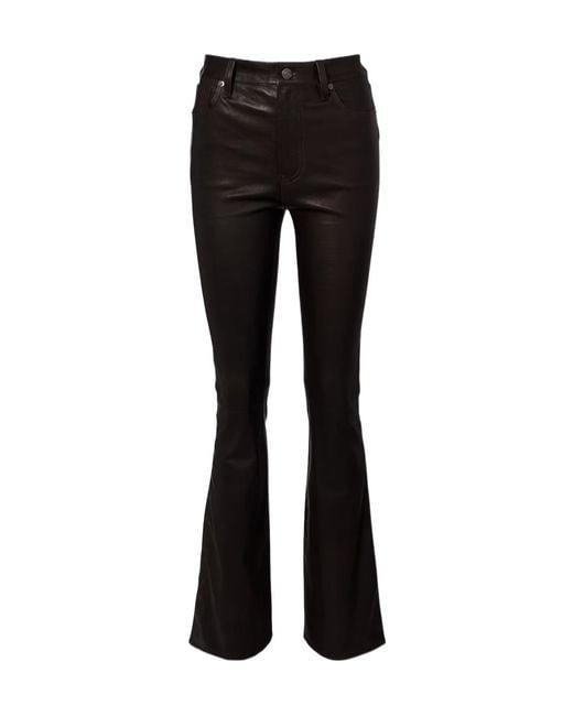 FRAME Black Flared Casual Pants