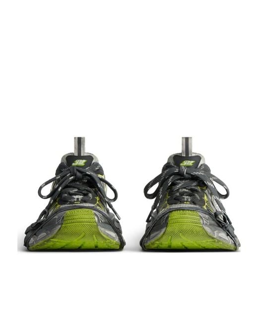 Balenciaga Green 3Xl Lace-Up Sneakers for men