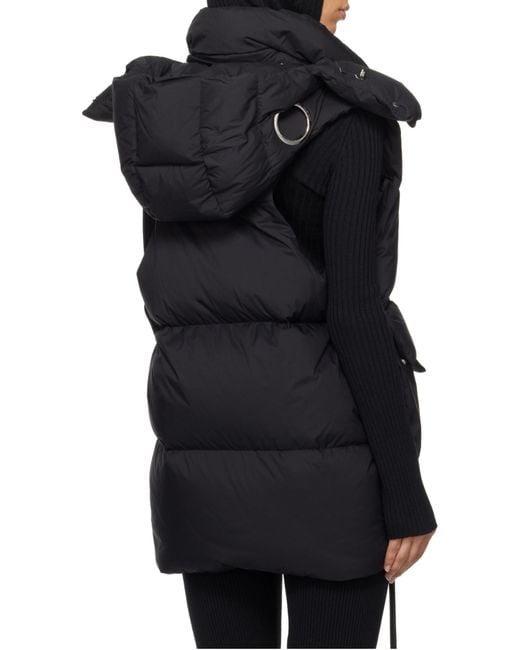 Moncler Black X Willow Smith Hooded Down Vest