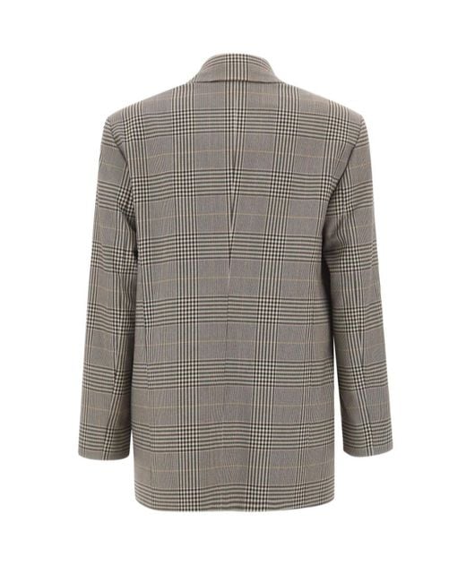 Marella Gray Long-Sleeve Blazer