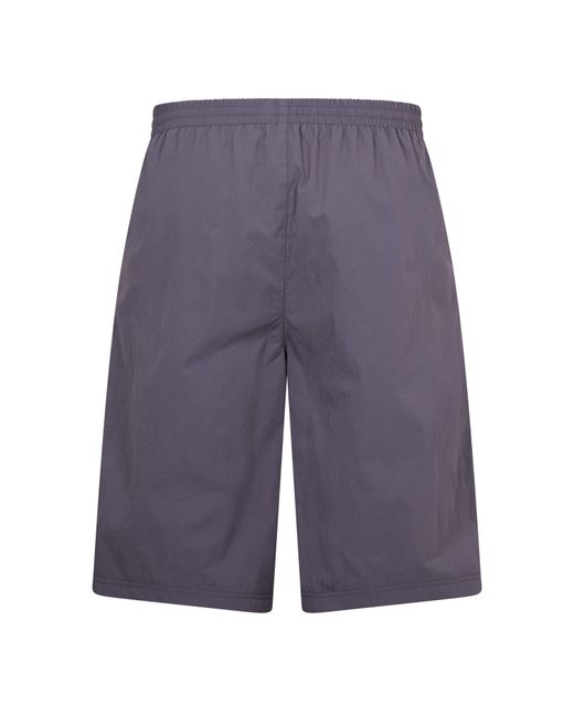 Balenciaga White Woven Tracksuit Shorts for men