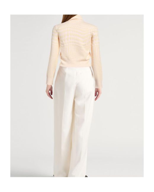 Burberry Natural Turtleneck Knit Sweater