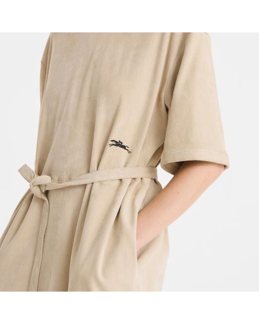 Longchamp Natural Leather Long Dress