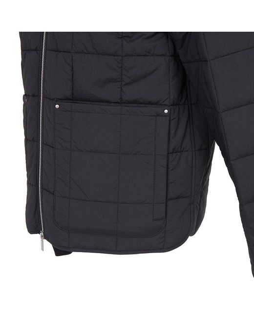 Moose Knuckles Blue Long-Sleeved Cotton-Padded Jacket for men