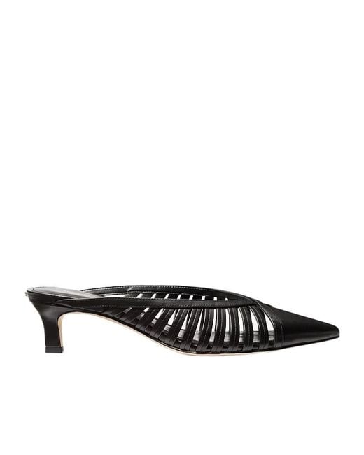 MICHAEL Michael Kors Black Pointed-Toe High-Heeled Sandals