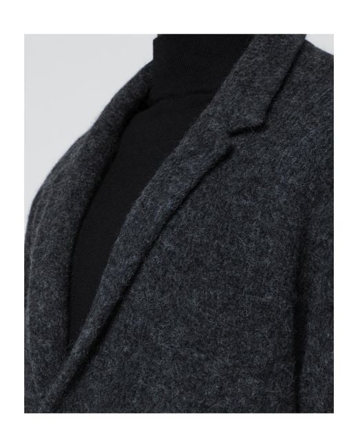 Roberto Collina Black Textured Knit Jacket for men