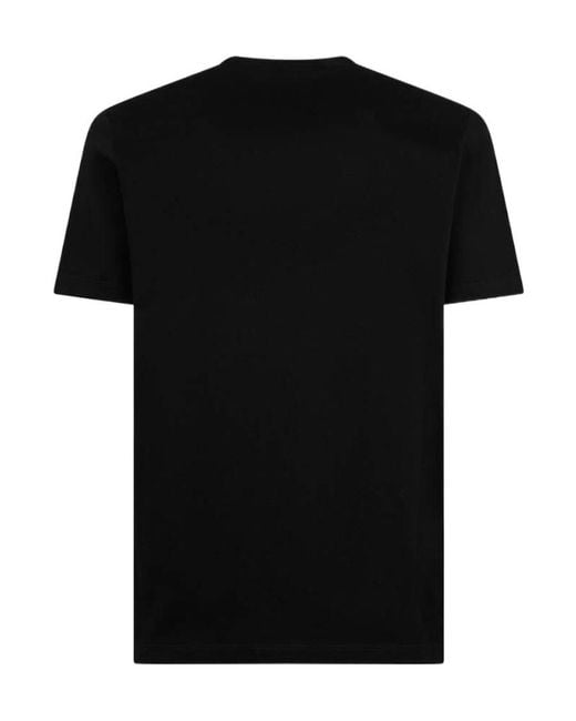 DSquared² Black Logo Embellished Crewneck T-Shirt for men