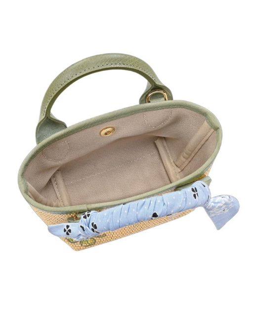 Longchamp Metallic Embroidered Mini Shoulder Bag