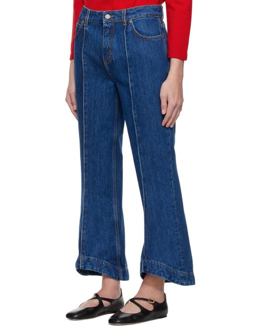 Bally Blue Belt Loop Jeans